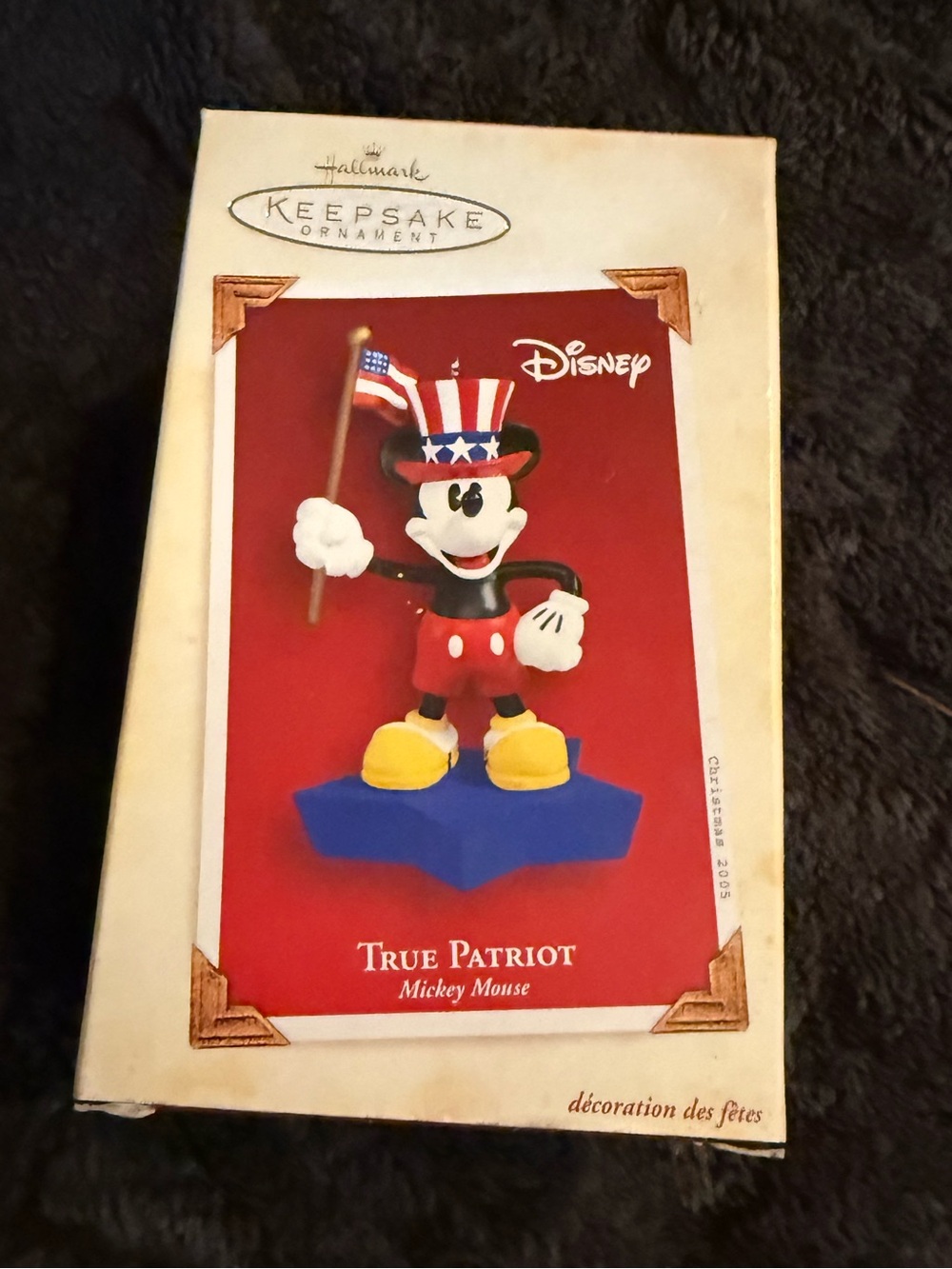 2005 Hallmark Keepsake Mickey Mouse True Patriot Ornament